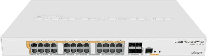 Immagine prodotto MikroTik CRS328-24P-4S+RM: Switch PoE intelligente (28 Porti)
