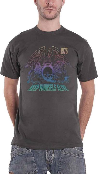 Image du produit Queen Unisexe Adult Keep Yourself Alive T-shirt en coton (M)
