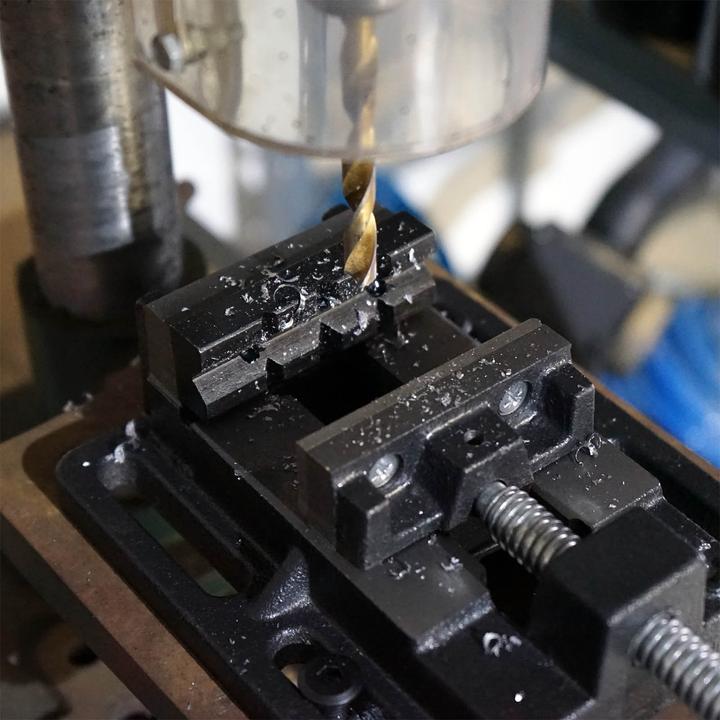Actual product image Wiltec Drill Press Vise Bench Clamp Woodworking Drilling Machine 75mm (75 mm)