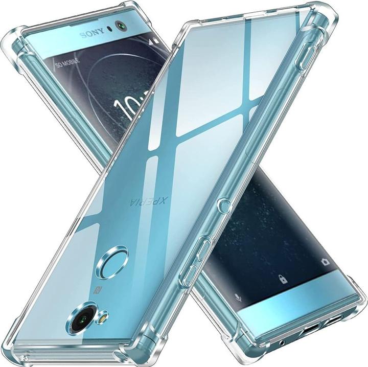 Actual product image Screenguard Sony Xperia XA2 Case Crystal Soft Airbag Bumper (Sony Xperia XA2)