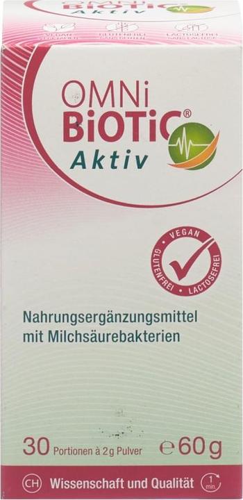 Produktbild Omni Biotic Aktiv Pulver 60 g (1 Stück, Pulver, 60 g)