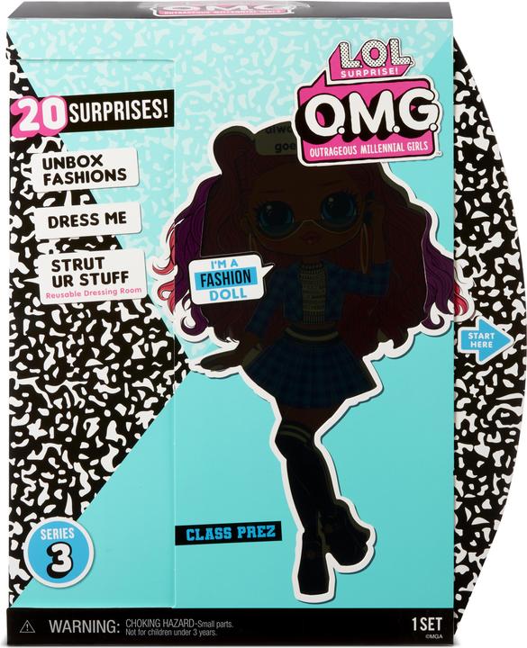 Actual product image MGA L.O.L. Surprise OMG Fashion Class Prez