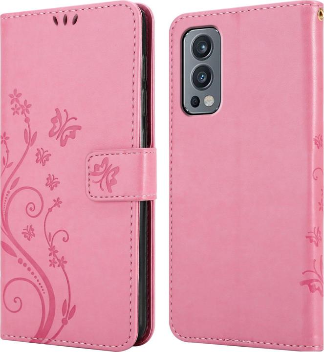 Actual product image Cadorabo Flower Book cover (OnePlus Nord 2 5G)