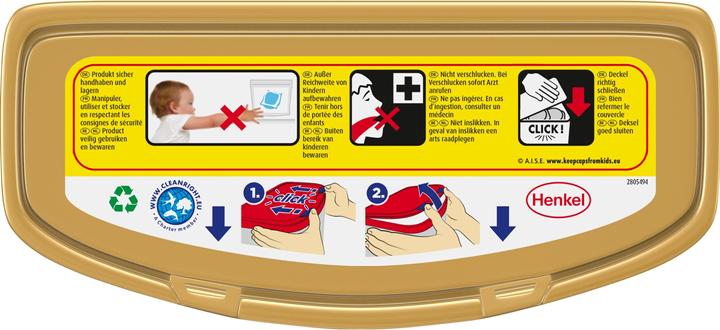 Image du produit Persil Waschmittel Kapseln Color Discs 16 WG, 272g (16 Cycles de lavage)