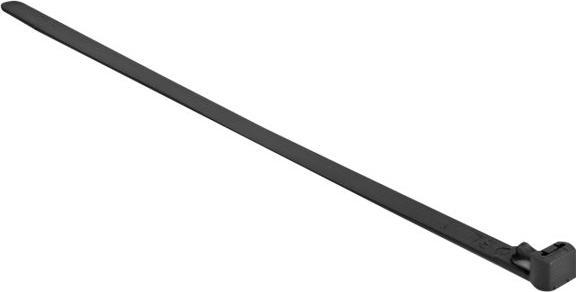 Image du produit Delock Colliers de serrage réutilisables résistants à la chaleur L 150 x l 7,5 mm 100 pièces noir (Serre-câbles en plastique, 150 mm, 100 pcs)