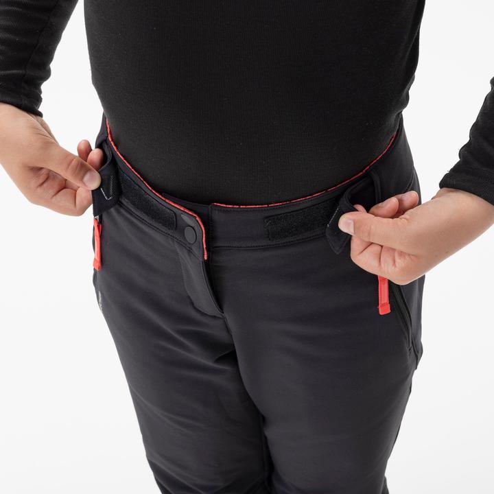 Actual product image Quechua Winter trousers softshell kids size 122-170 warm hiking - SH500 Mountain (6, 7, 8)