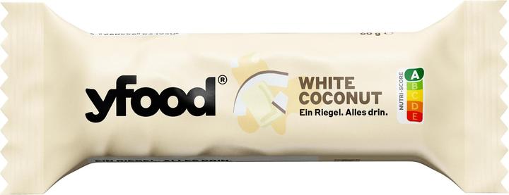 Produktbild YFood Coconut & White Chocolate (Weisse Schokolade, Kokos, 12 Stk., 720 g)