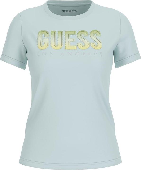 Image du produit Guess T-shirt col rond logo dégradé à paillettes femme (S)