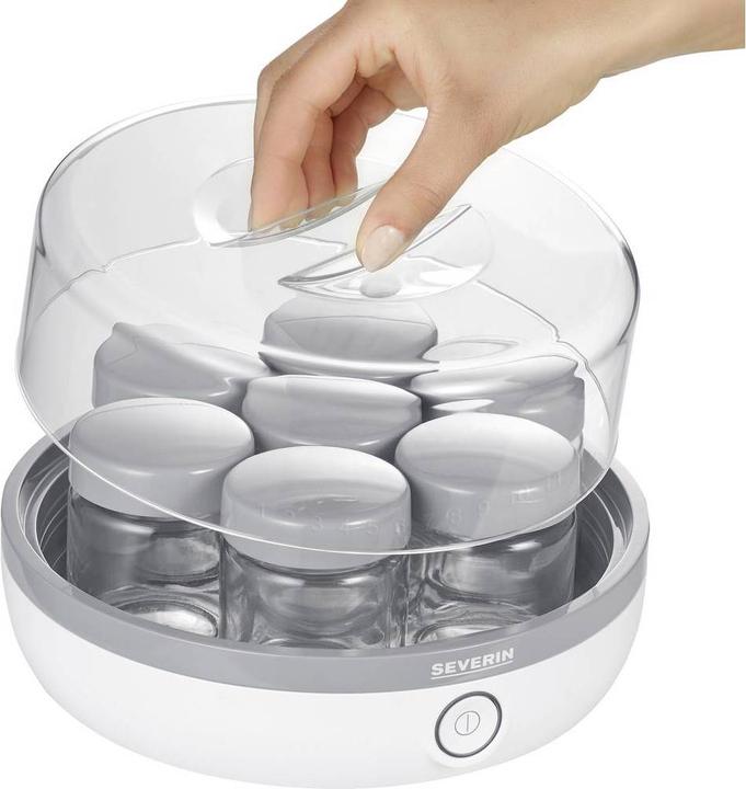 Actual product image Severin Yogurt maker with 7 glasses