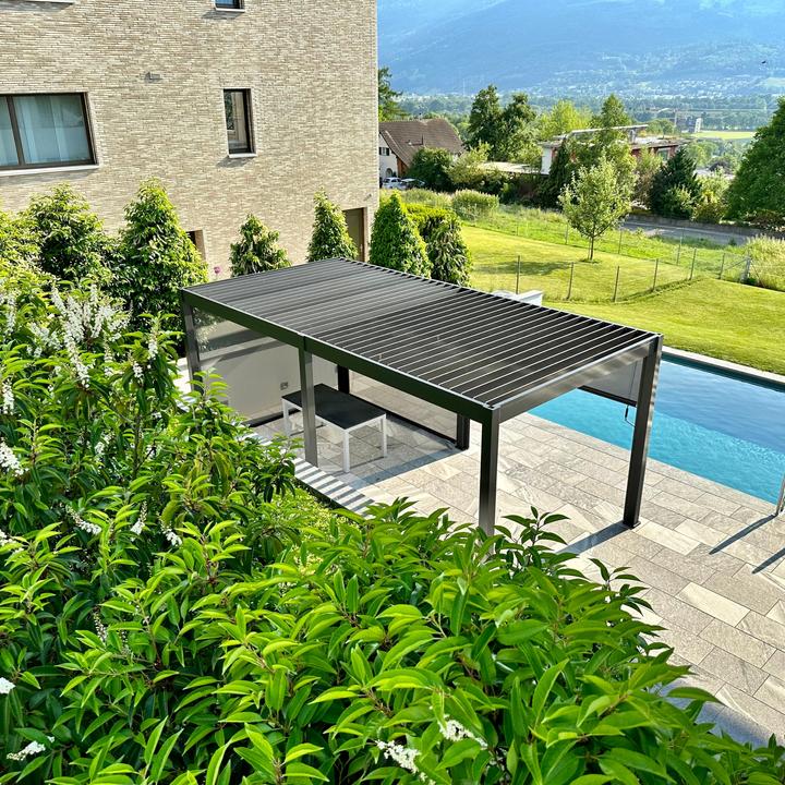 Immagine prodotto Ventaris Pergola Deluxe Plus 3x6m con tetto a doghe antracite (300 cm, 600 cm)
