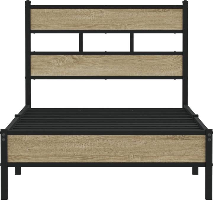 Actual product image VidaXL Bed frame Bed single bed without mattress 90x190 cm wood-based material (90 x 190 cm)