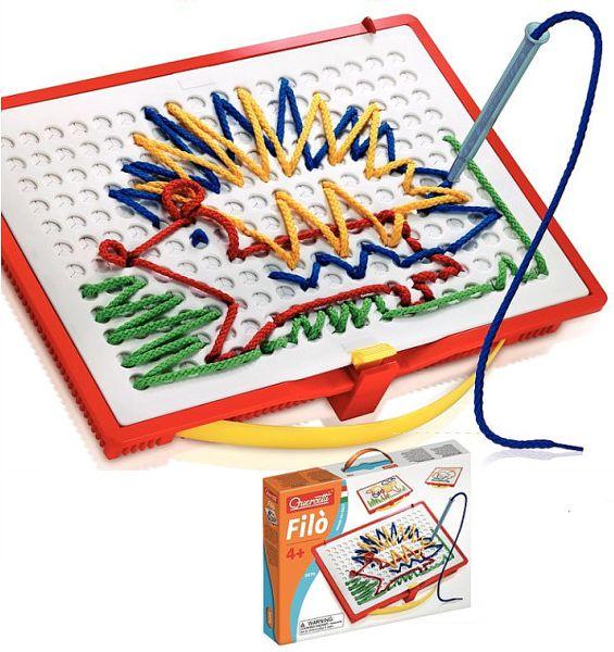 Actual product image Quercetti Filo Rijgen Egel
