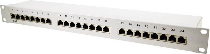Produktbild LogiLink Netzwerk Patchpanel 6 12 Port grau