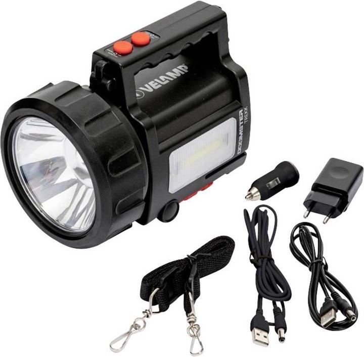 Velamp Akku Handscheinwerfer LED Handstrahle 10W Doomster (735 lm)