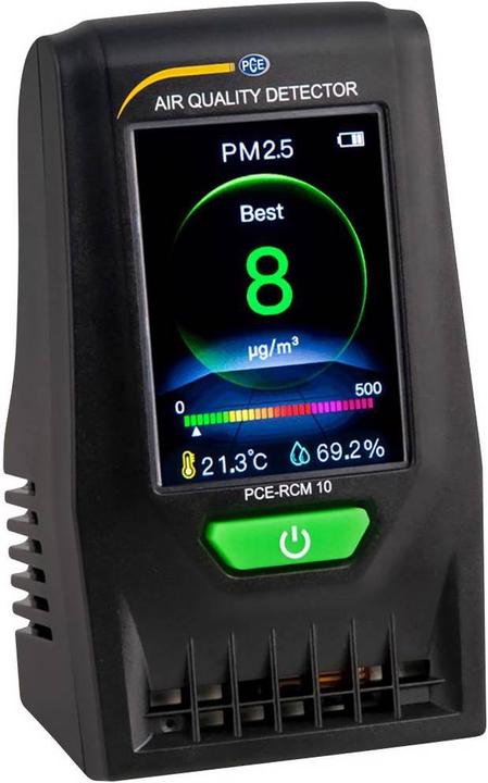 1x PCE-RCM 10 dust analyser - 1x USB cable - 1x operating instructions.