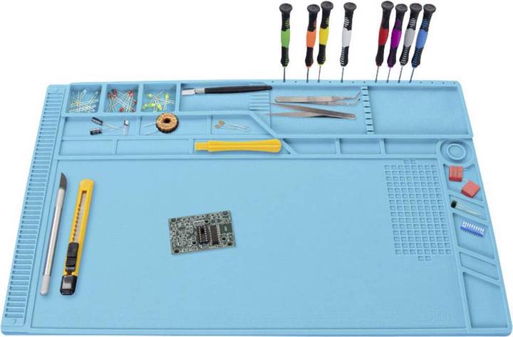 Image du produit Velleman FOURNITURE DE SOUDEUR EN SILICONE 550 x 350 mm (Racks)
