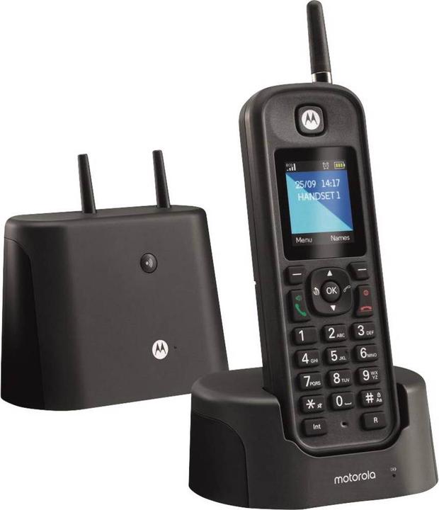 Produktbild Motorola O201 DECT Schnurloses Telefon analog Freisprechen Schwarz