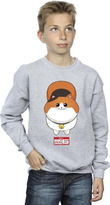 Actual product image Disney Boys Big Hero 6 Baymax Kitten Face Sweatshirt (128)