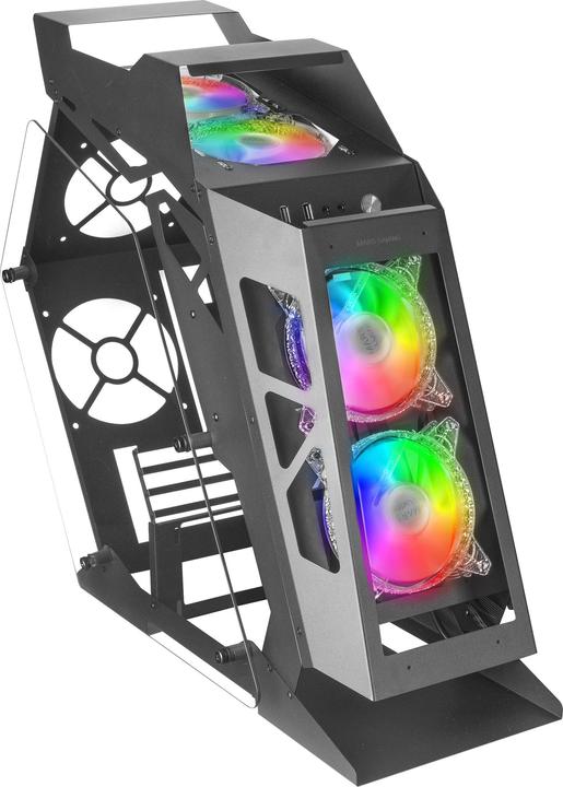 Produktbild Mars Gaming Boitier Mini Tour Micro Atx Mc61 RGB Avec Panneau Vitré (Noir) (Mini-ITX, mATX)
