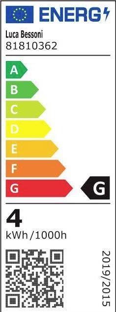 Label énergétique Lipo Lampe de bureau (250 lm, GU10)
