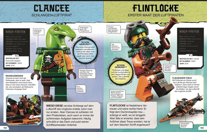 Produktbild LEGO Ninjago - Lexikon der Minifiguren (Deutsch, Simon Hugo, Claire Sipi, 2021)