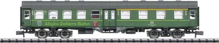 Actual product image MiniTrix 18454 N Conversion coach AByg 503 Allgäu-Zollern-Bahn of the DB 1st/2nd class (Track N)