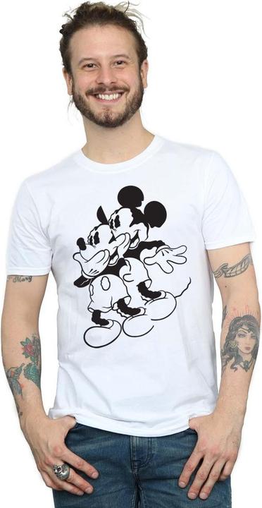 Actual product image Disney Mens Mickey Mouse Shake T-Shirt (4XL)
