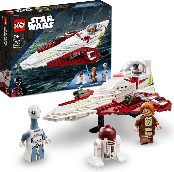 Actual product image LEGO Obi-Wan Kenobi's Jedi Starfighter (75333, LEGO Star Wars)