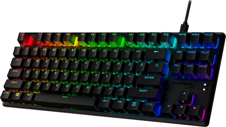 Actual product image HP HyperX Alloy Origins Core PBT HX Red Gaming Keyboard (DE, Cable)