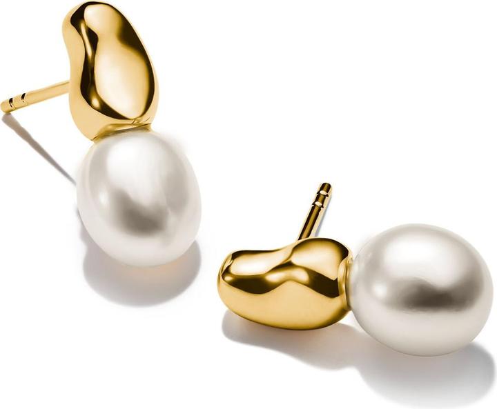 Produktbild Thomas Sabo Ohrstecker mit Perlen Natural Beauty vergoldet (Silber 925)