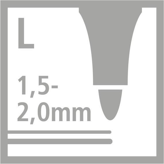 Produktbild STABILO Trio Scribbi Gefederter Dreikant-Filzstift (Grey, 1 x)