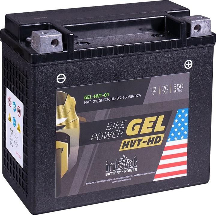 Immagine prodotto Intact GEL-HVT-01 Bike-Power Gel HVT-01 20Ah Batteria moto GHD20HL-BS (12 V, 20 Ah, 350 A)