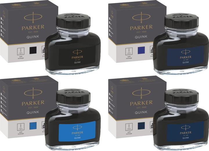 Actual product image Parker Pen Quink (Inkwell, Blue)