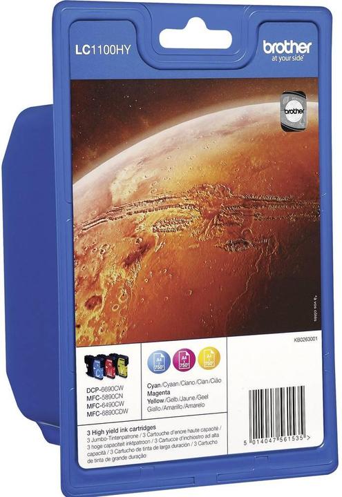 Immagine prodotto Brother LC-1100HY RAINBOWPACK C/M/Y (M, C, Y)