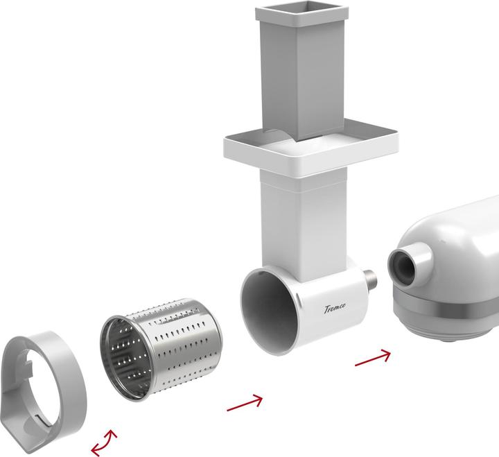 Immagine prodotto Tromco Set di accessori per grattugia Classic con tamburo 1/2/3 (Kenwood)
