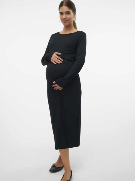 Immagine prodotto Mamalicious Abito midi aderente con scollo rotondo (M)