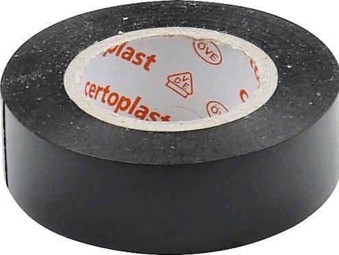 Produktbild Certoplast schwarz Isolierband L10mB15mm 10 Stk (15 mm)