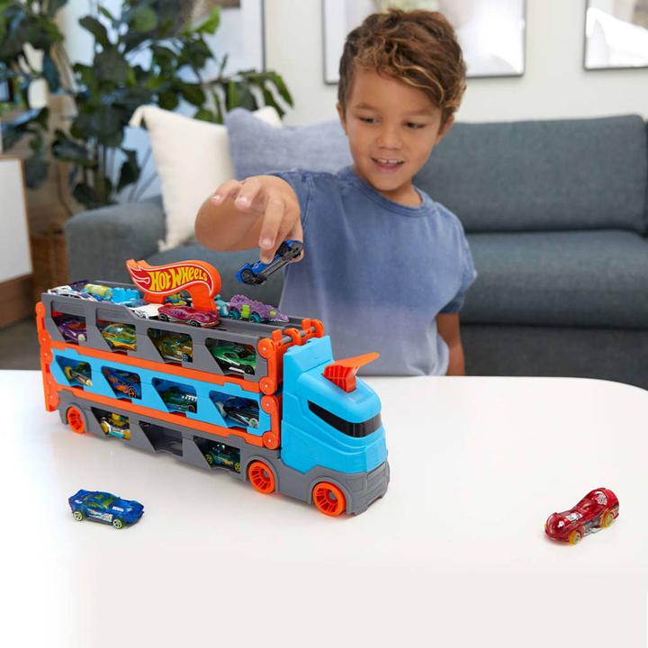Produktbild Hot Wheels 2-in-1 Rennbahn-Transporter