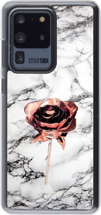 Actual product image PhoneLook Sleeve transparent Marble Rose Gold (Samsung Galaxy S20 Ultra)