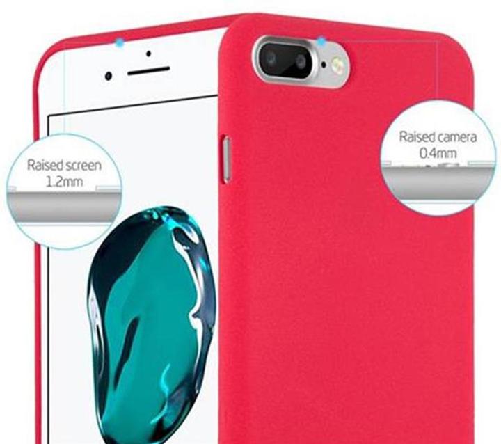 Produktbild Cadorabo TPU Frosted Cover (Apple iPhone 7s Plus, Apple iPhone 7 Plus)