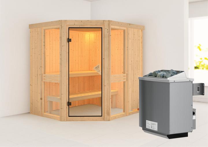 Produktbild Karibu Amelia 1 ohne Dachkranz (9 KW interne Steuerung)