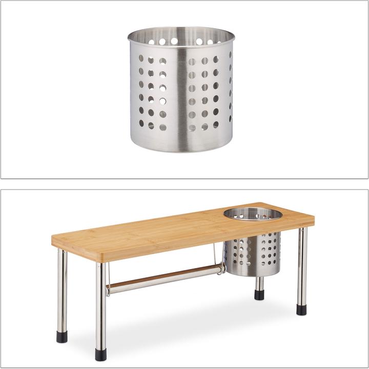 Actual product image Relaxdays Kitchen Counter Organiser, Roll Holder