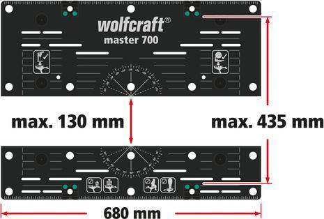 Actual product image wolfcraft Master 700 (52.50 cm, 68 cm)