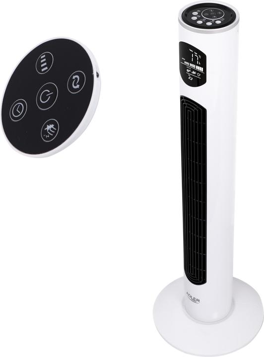 Actual product image Adler AD 7857 household fan Black, White (54.68 dB)