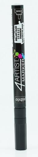 Actual product image Pebeo 4Artist Marker 2mm round (Black, 2 mm)