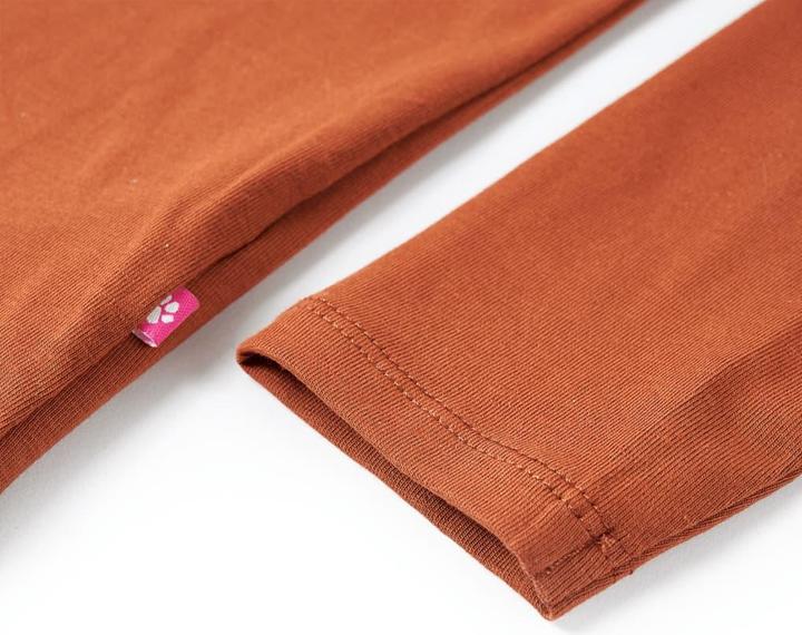 Immagine prodotto VidaXL Camicia da bambino a maniche lunghe Cognac 104,Materiale: 95 % cotone. 5 (104)