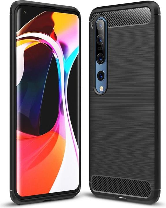 Actual product image Screenguard Xiaomi Mi 10 Cover Carbon Brushed Soft TPU (Xiaomi Mi 10)