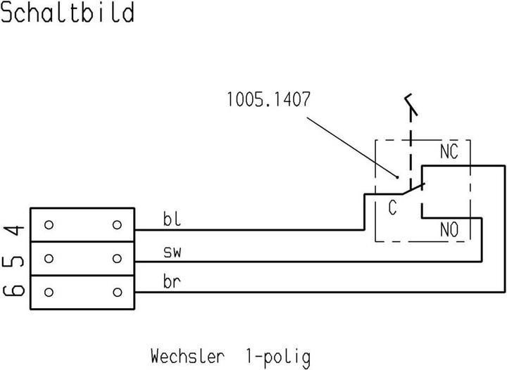 Produktbild Marquardt Fussschalter 250 V/AC 6 A Serie 2410