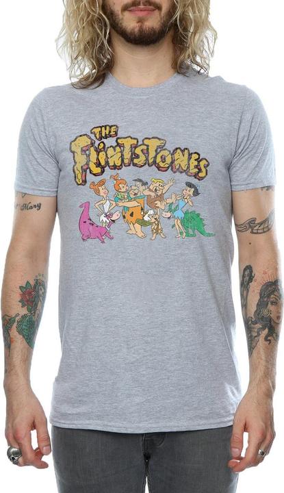 Produktbild The Flintstones Group Distressed TShirt (M)