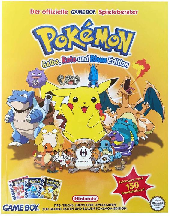 Immagine prodotto Pokémon Edizione Gialla, Rossa e Blu - Guida ufficiale del gioco GAME BOY - NUOVO